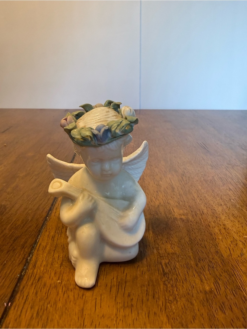 Porcelain Cherub Angel Figurine